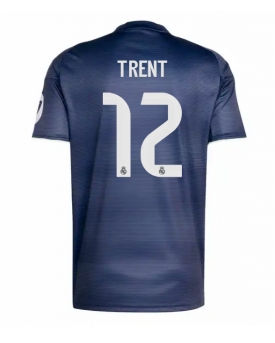 Billige Fotballdrakt Real Madrid Alexander-Arnold #12 Replika Bortedrakt 2025-26 Kortermet